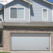 New White Sectional Overhead Electric Garage Door